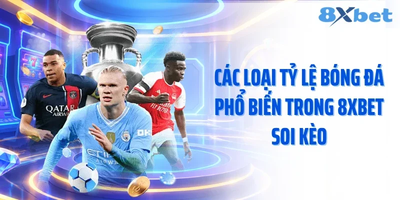 Các loại tỷ lệ bóng đá phổ biến trong 8xbet soi kèo